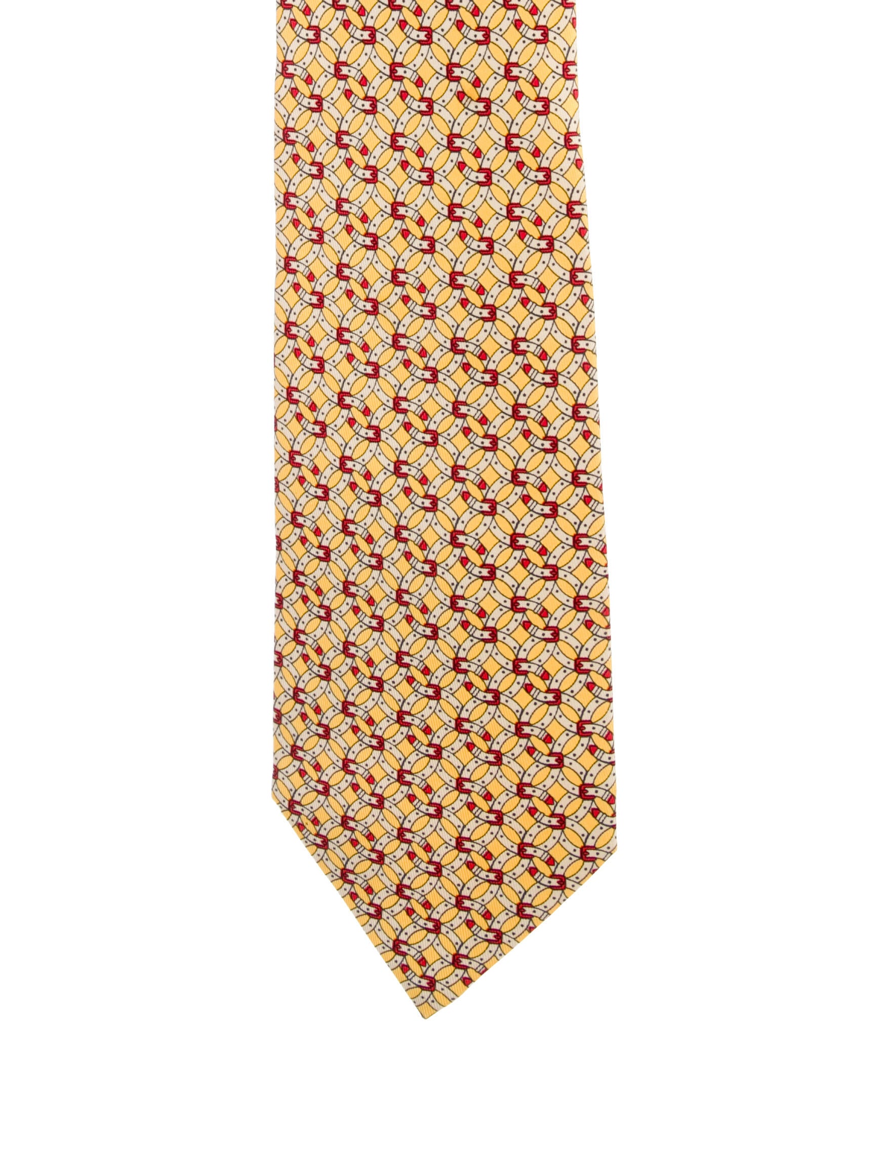 Hermès Belt Lock Pattern Print