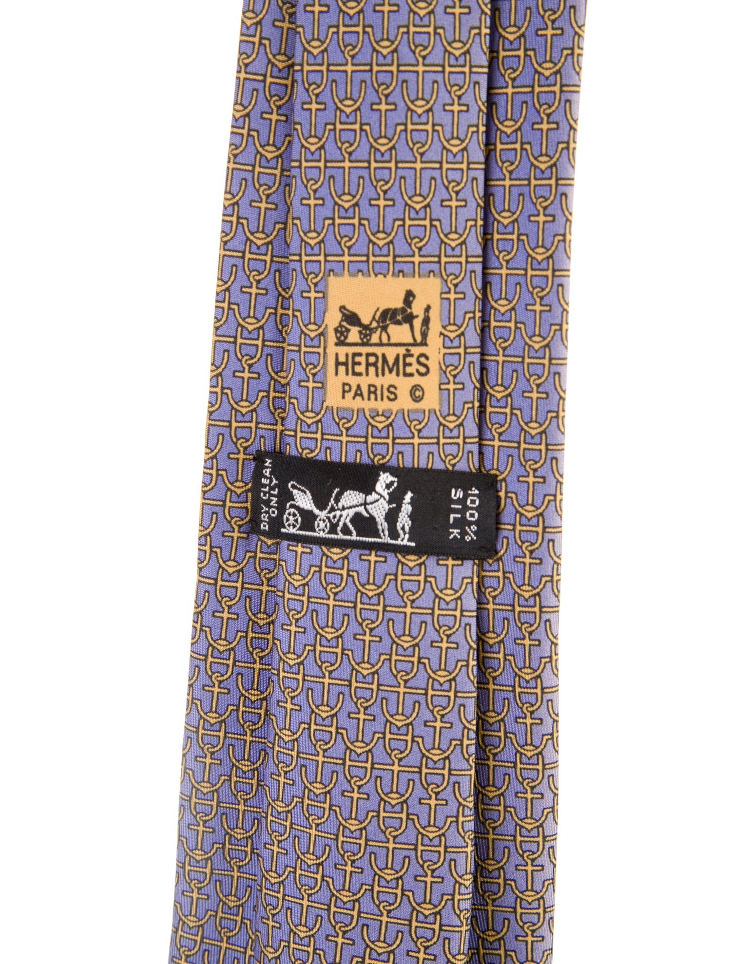 Hermès Anchor Interlocking Chain print