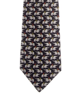 Hermès Silk Patterned Tie