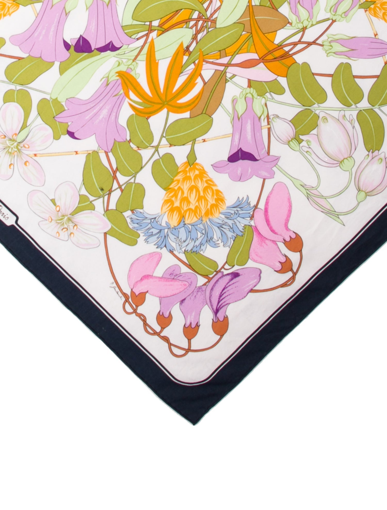 Hermès Flora Graeca Canvas Scarf