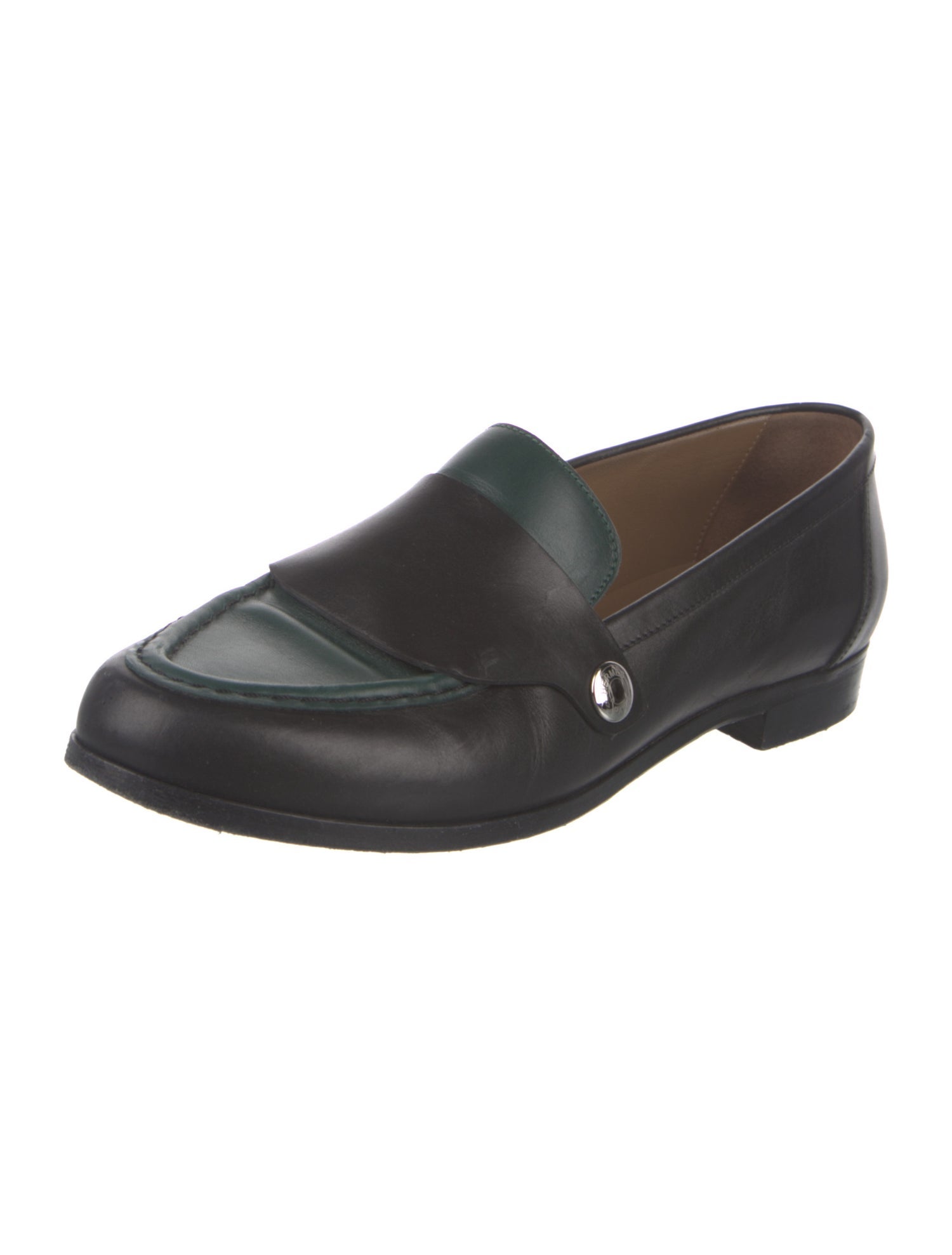 Hermès Vintage Clou de Selle Accent Loafers