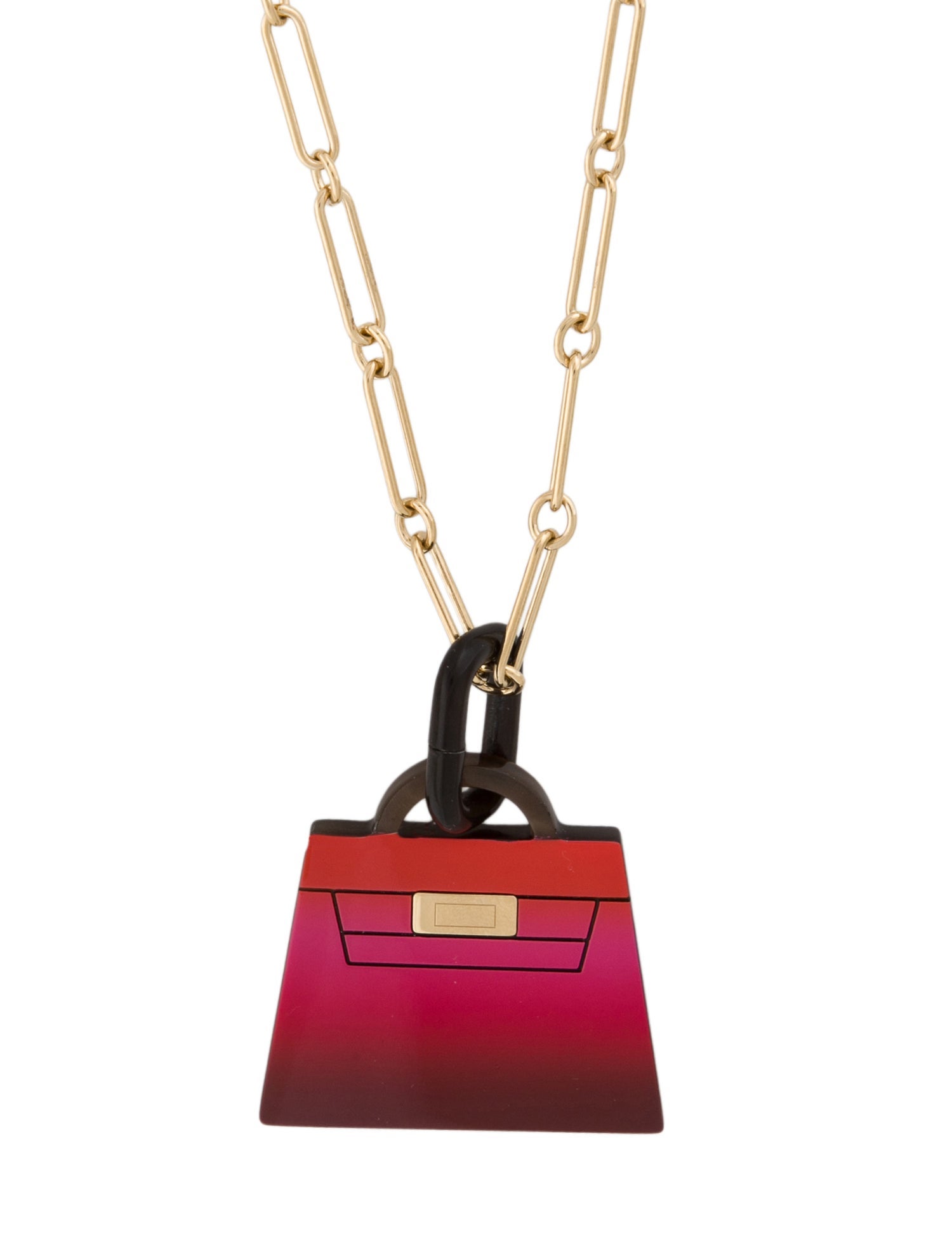 Hermès Fusion Amulette Kelly Pendant Necklace