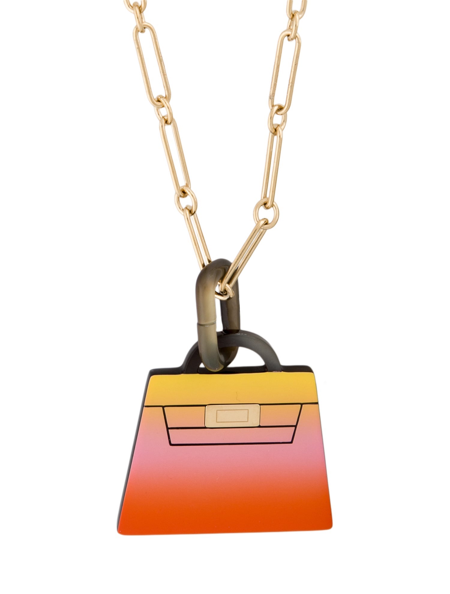 Hermès Fusion Amulette Kelly Pendant Necklace