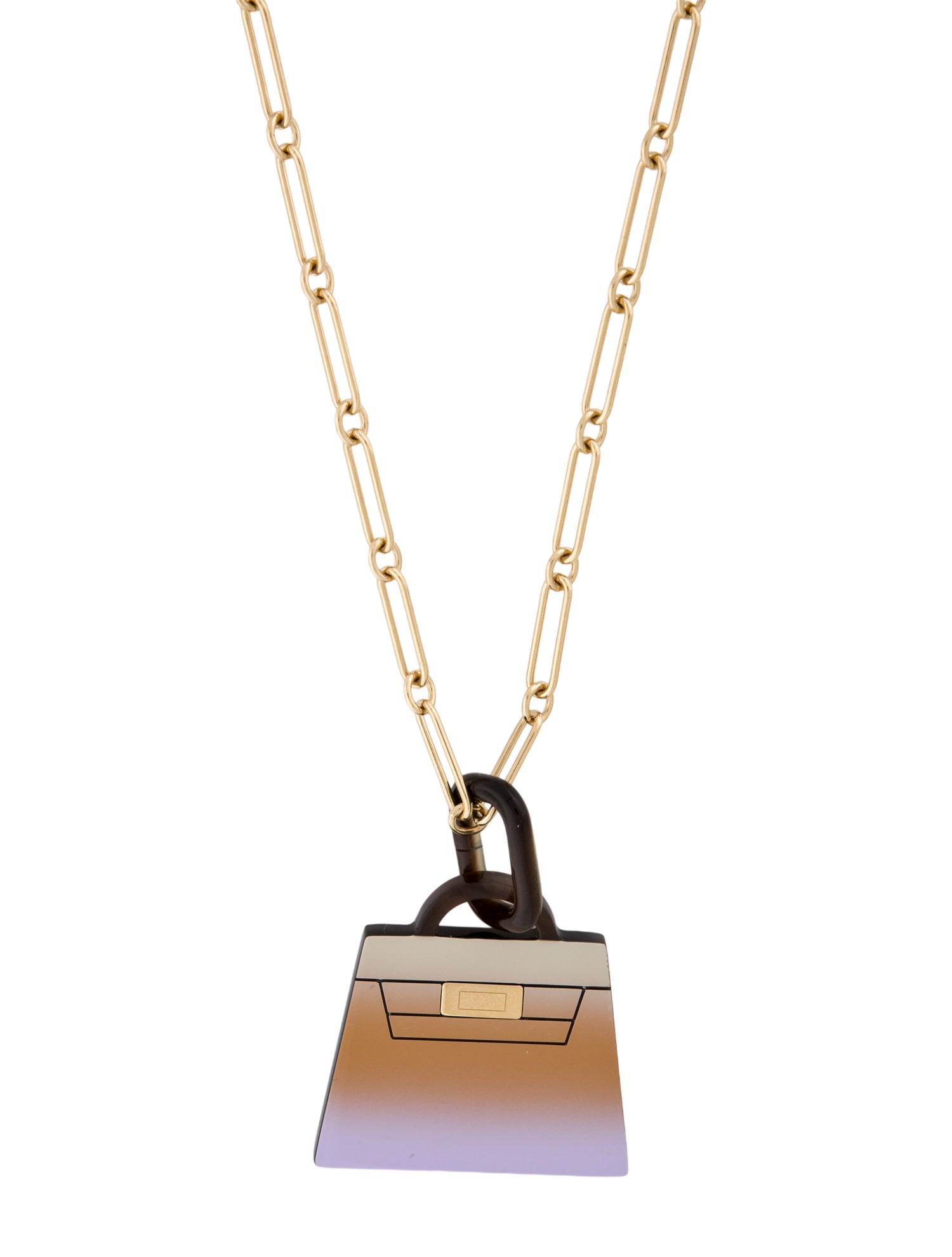 Hermès Fusion Amulette Kelly Pendant Necklace