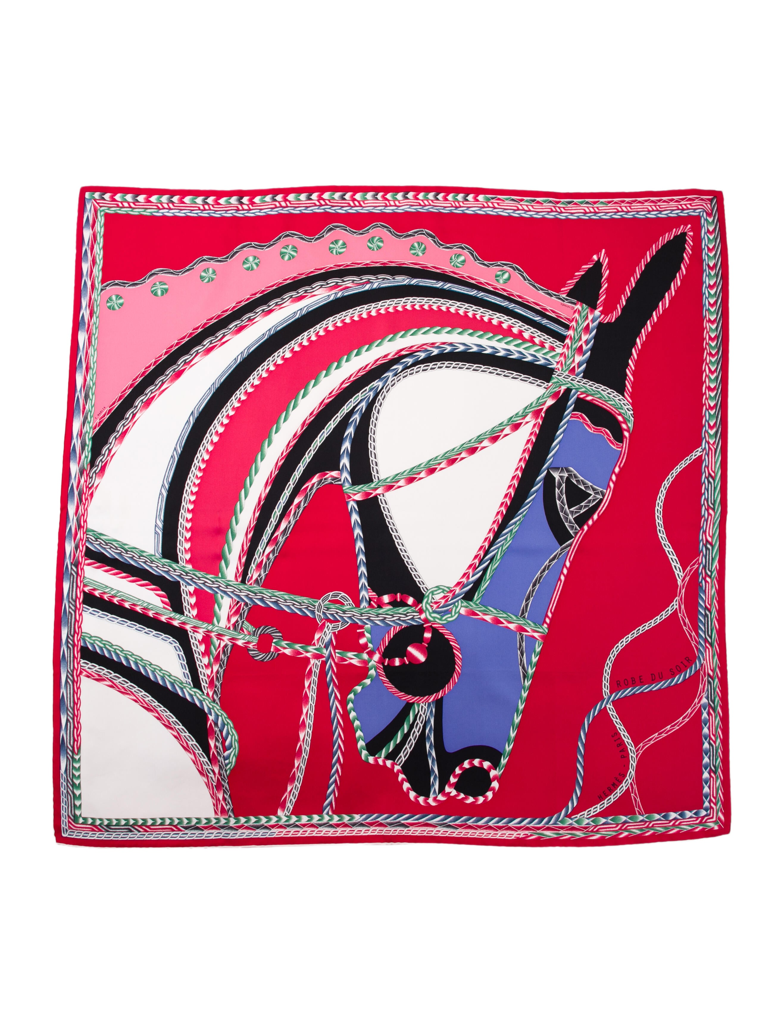 Hermès Robe du Soir Silk Scarf w/ Tags