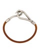 Hermès Leather Jumbo Hook Wrap Bracelet