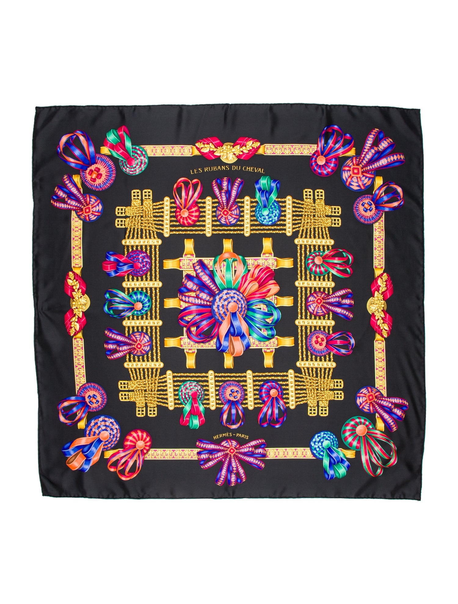 Hermès Les Rubans du Cheval Silk Scarf