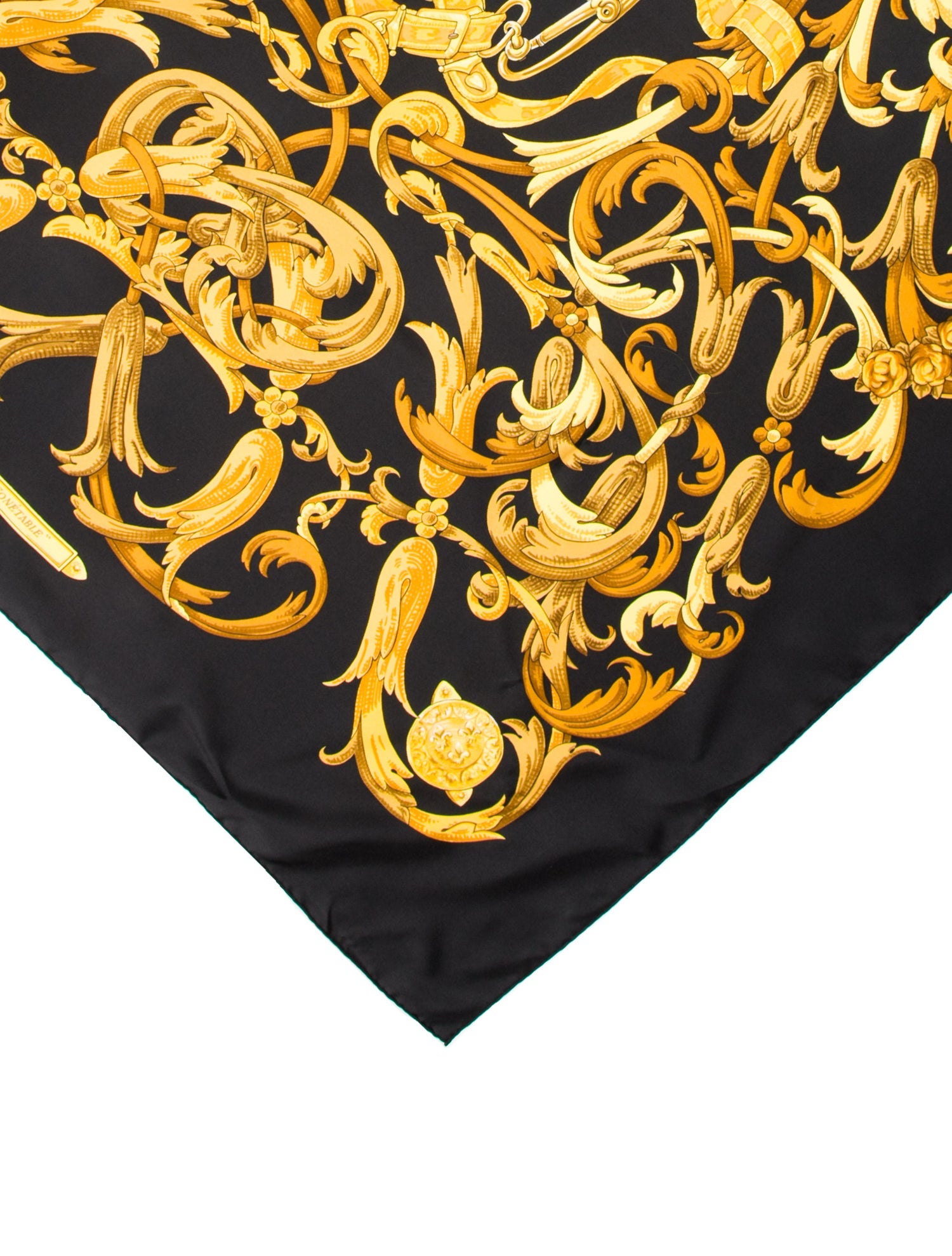 Hermès Le Mors A La Conétable Silk Scarf