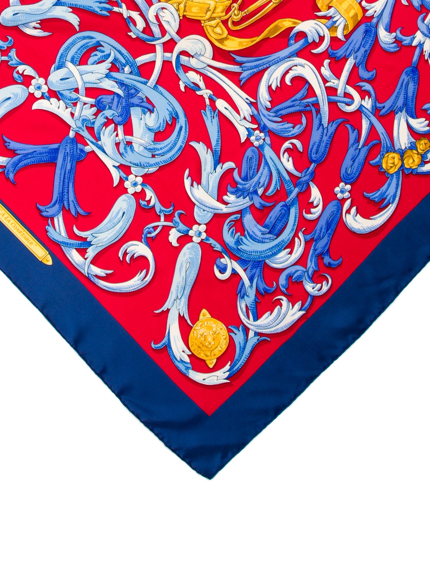 Hermès Le Mors A La Conétable Silk Scarf