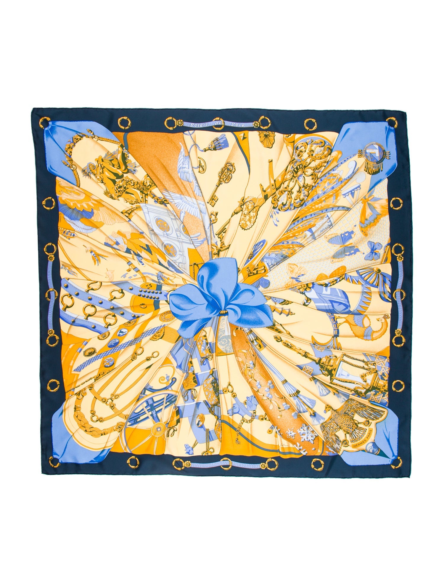 Hermès Soleil de Soie Silk Scarf