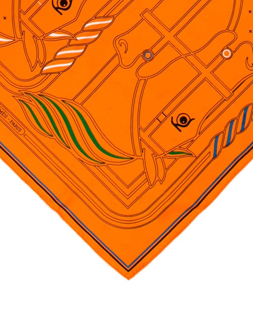 Hermès Quadrige Jacquard Silk Scarf