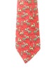 Hermès Red Silk Tie