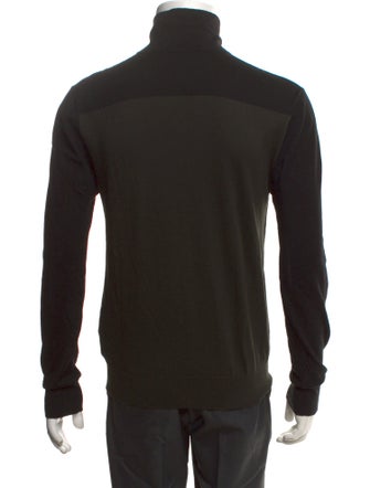 Hermès Mock Neck Long Sleeve Cardigan