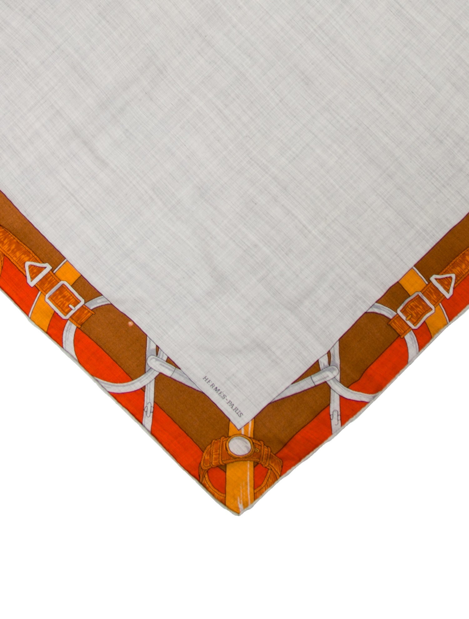 Hermès Encadre Eperon D'Or Cashmere Scarf