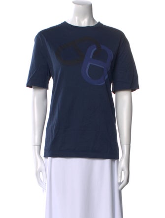 Hermès Graphic Print Crew Neck T-Shirt