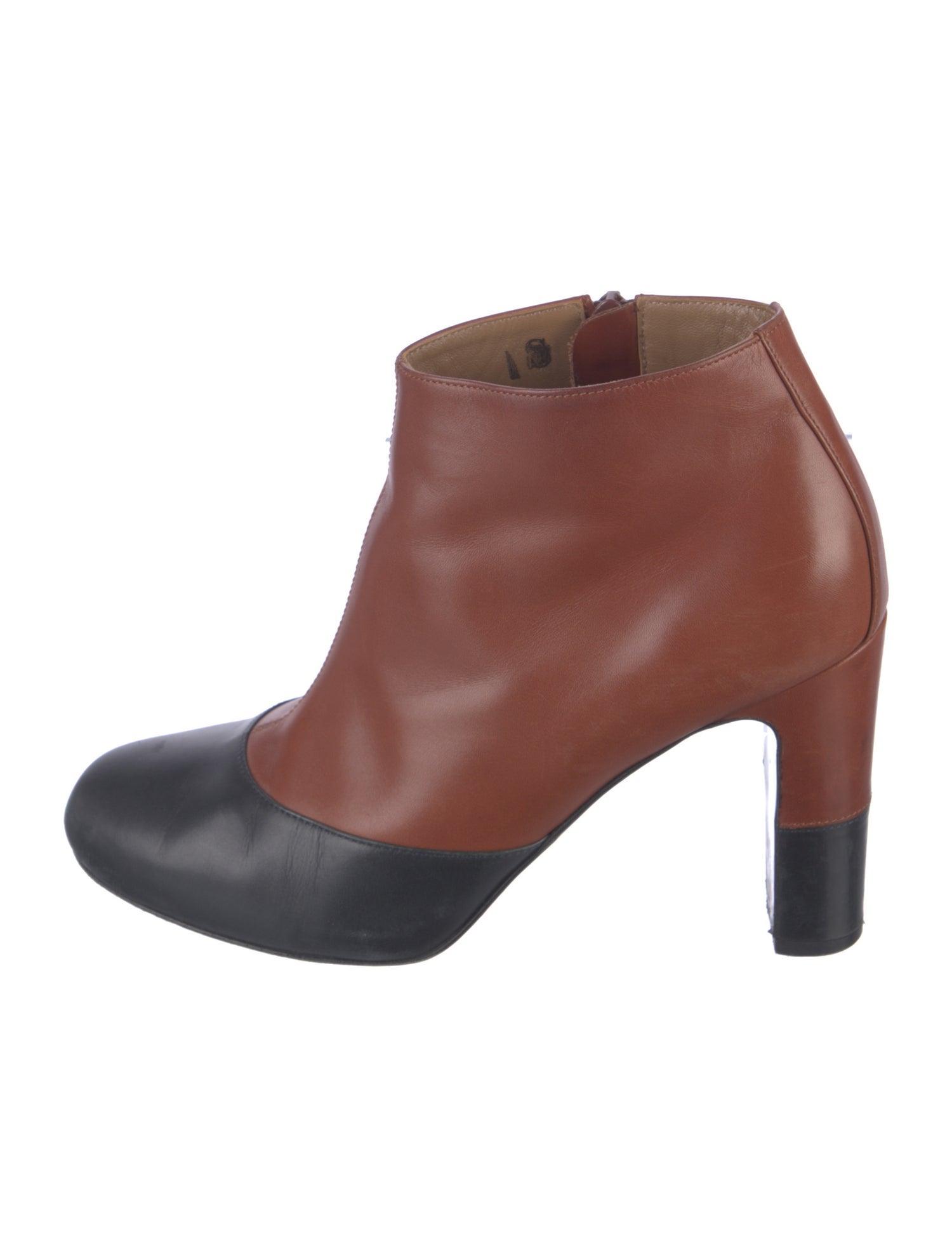 Hermès BiColor Booties Leather Boots