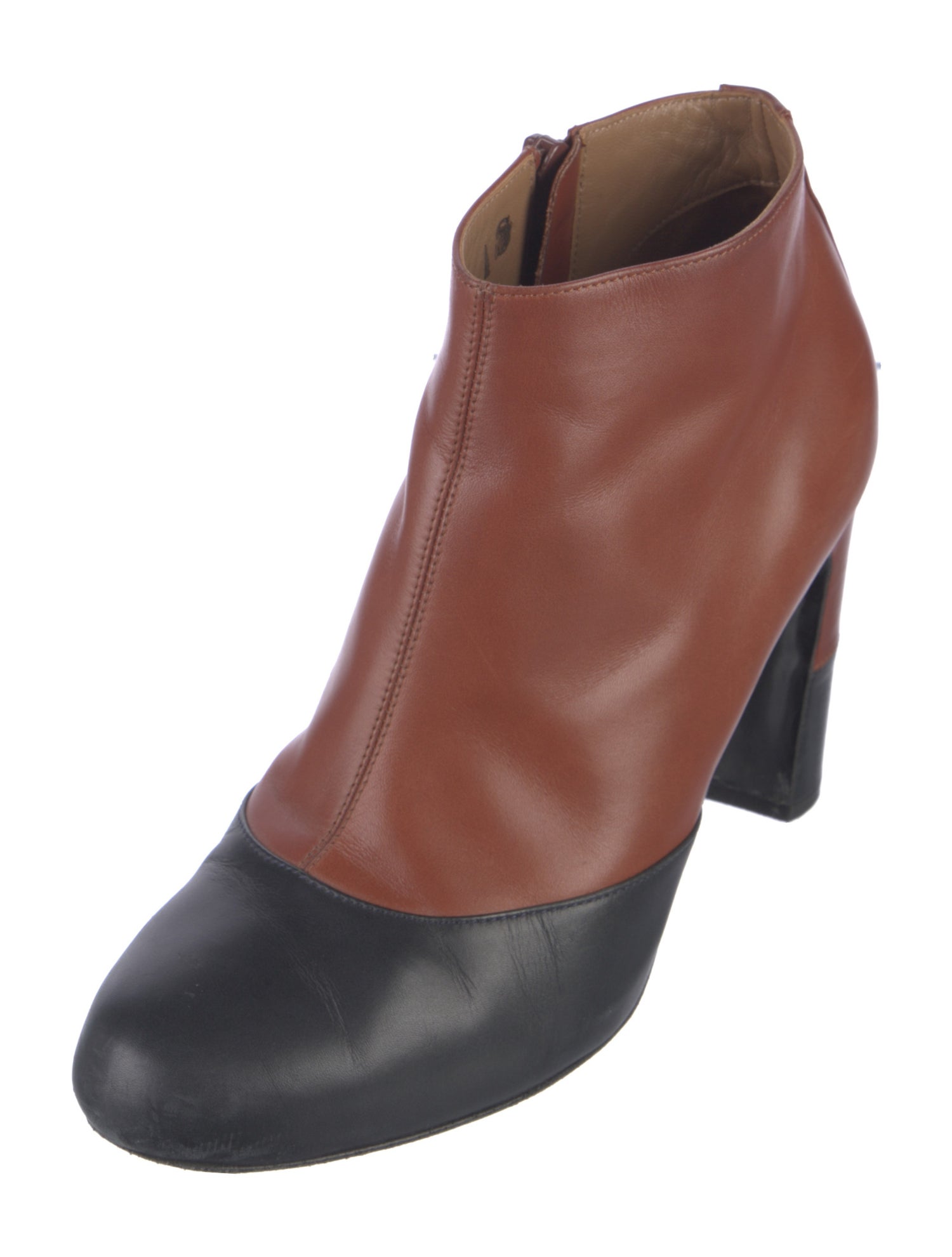 Hermès BiColor Booties Leather Boots