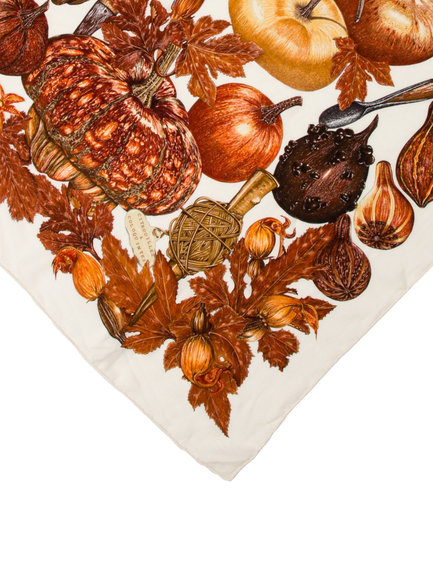 Hermès Citrouilles et Coloquintes Cashmere Scarf w/ Tags