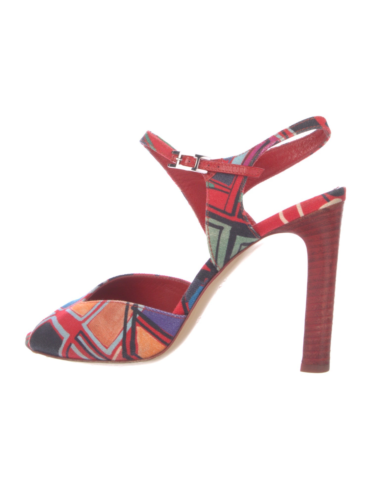 Hermès Magic Canvas Slingback Sandals