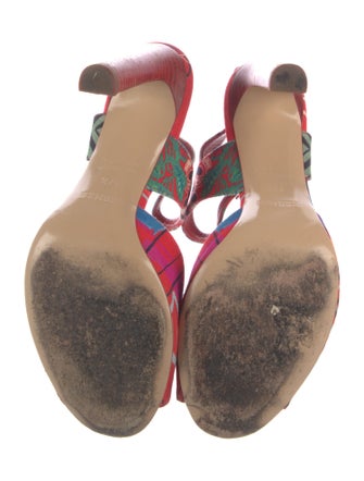 Hermès Magic Canvas Slingback Sandals