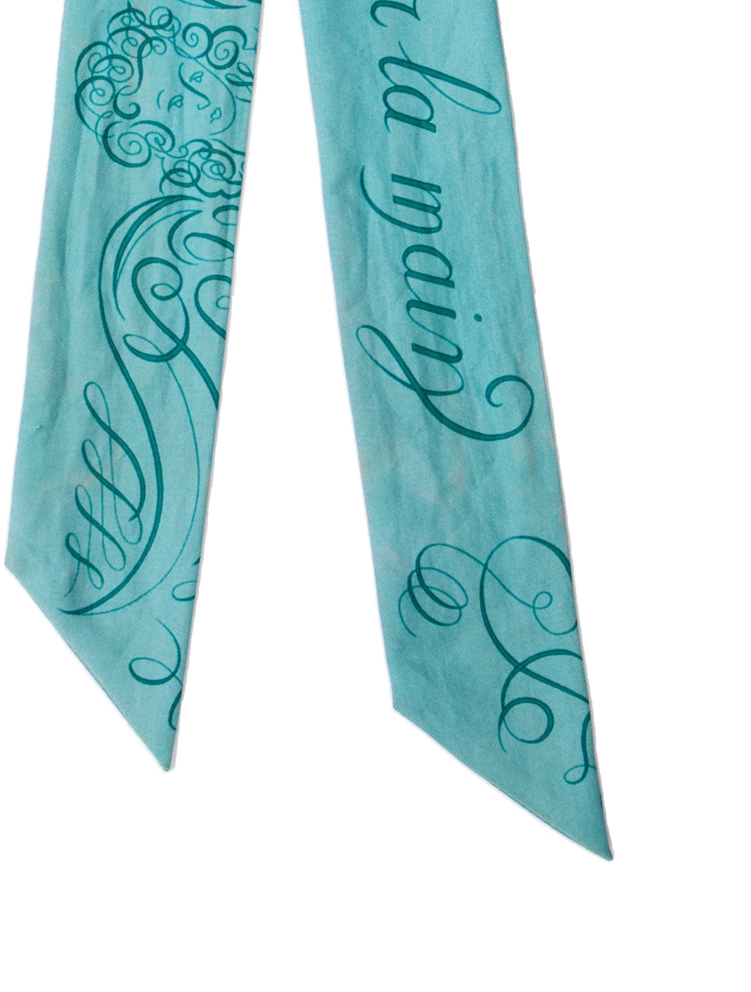 Hermès Exercices pour Former la Main Silk Twilly Scarf