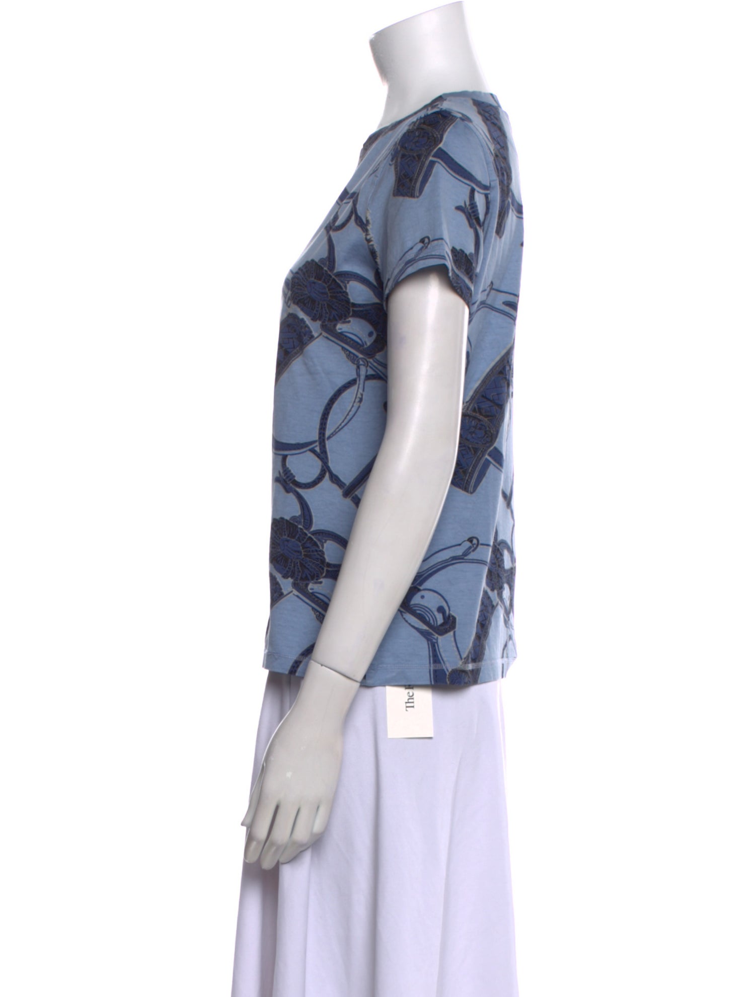 Hermès Printed Crew Neck T-Shirt