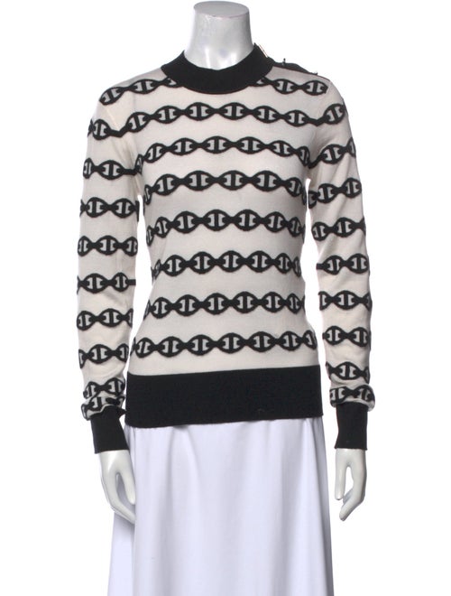 Hermès Silk Striped Sweater