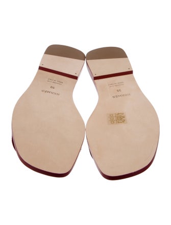 Hermès Oran Leather Slides