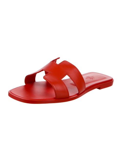 Hermès Oran Leather Slides