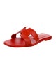 Hermès Oran Leather Slides