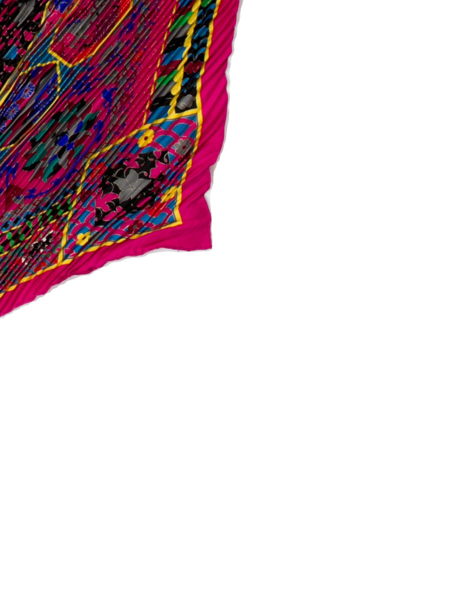 Hermès Collections Impériales Silk Plissé Scarf