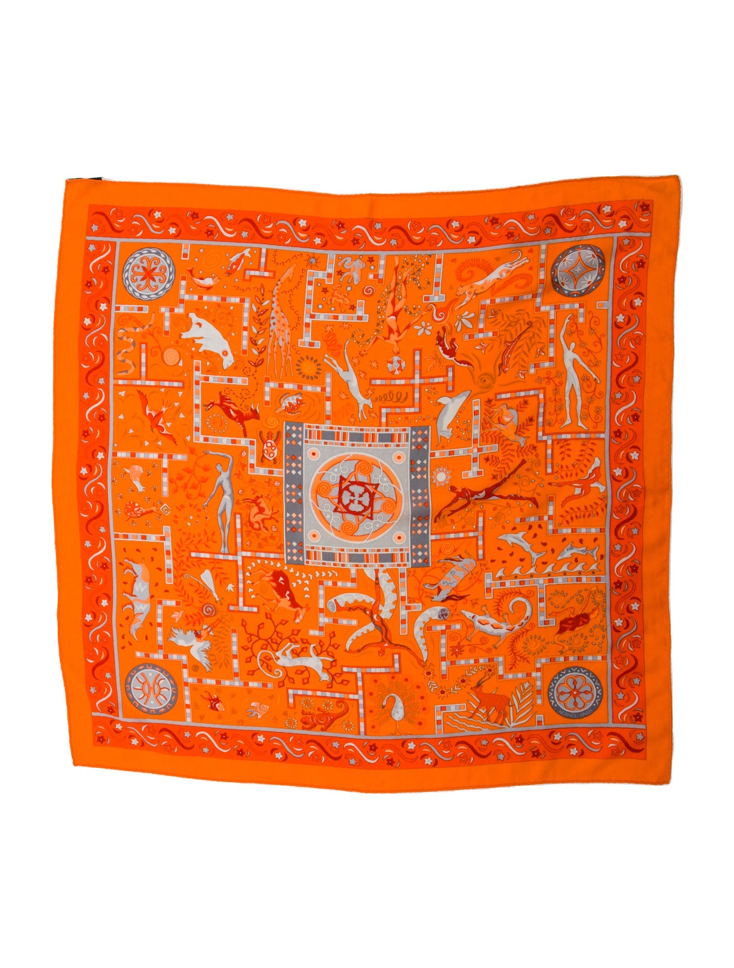 Hermès Forces de la Vie Cashmere Scarf