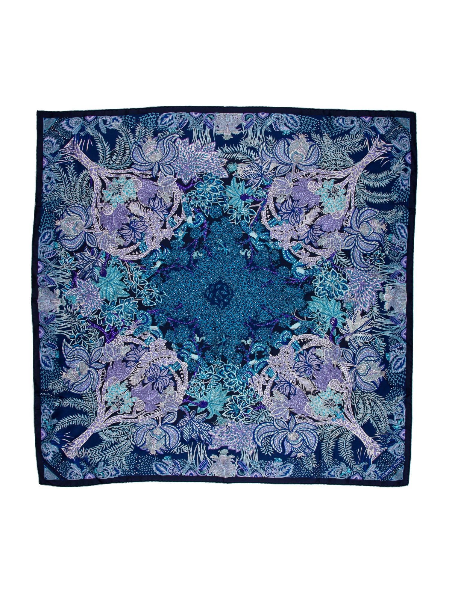 Hermès Maitres de la Forêt Silk Scarf