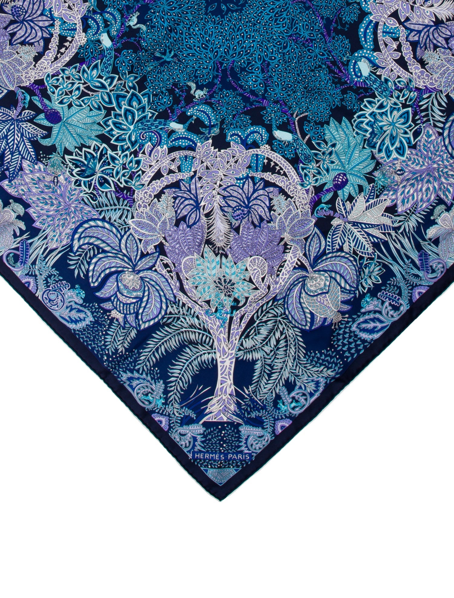 Hermès Maitres de la Forêt Silk Scarf