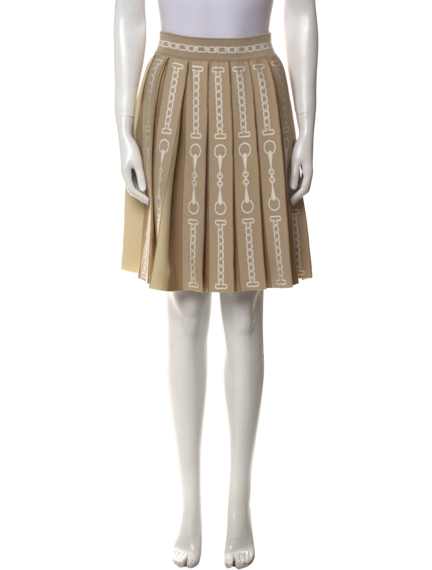 Hermès Wool Knee-Length Skirt w/ Tags