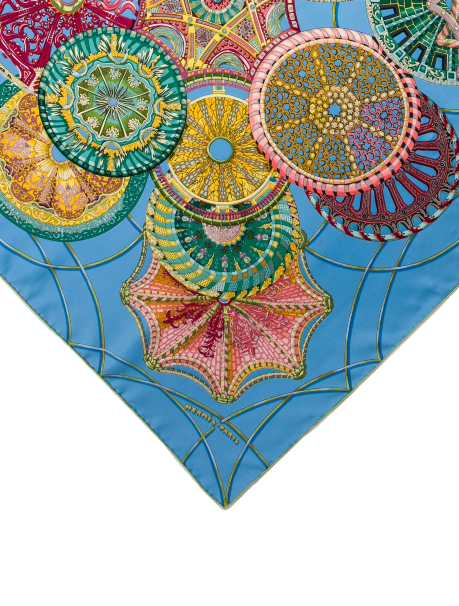 Hermès Les Dômes Célestes Silk Scarf