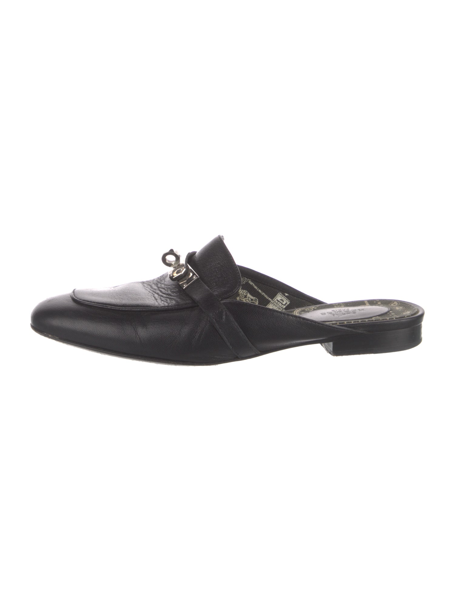 Hermès Oz Leather Mules
