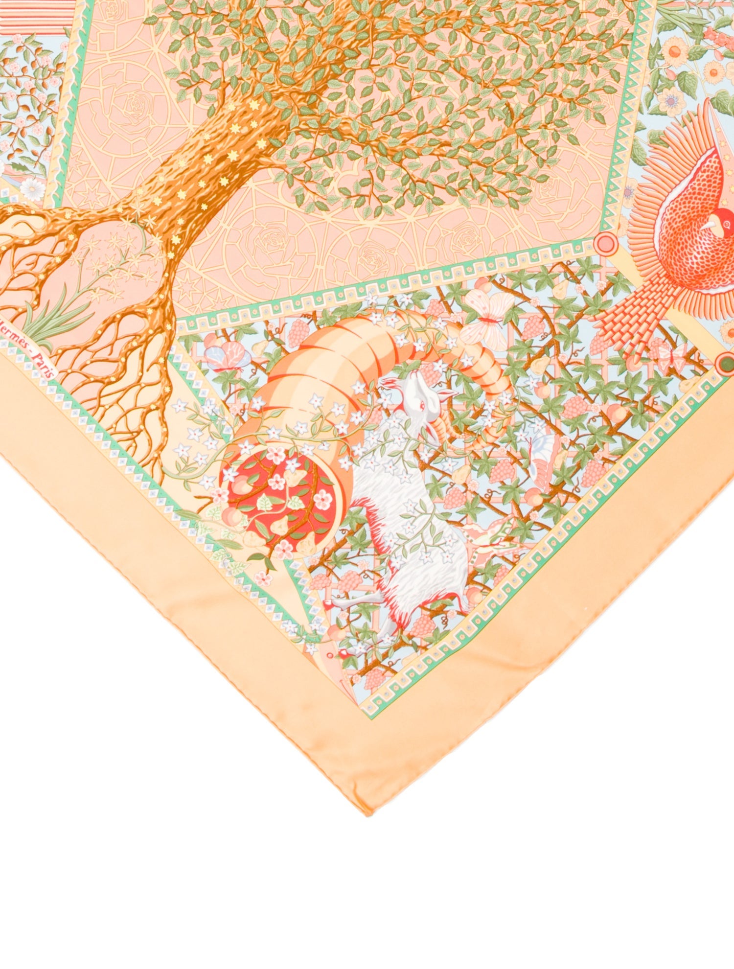Hermès Axis Mundi Silk Scarf