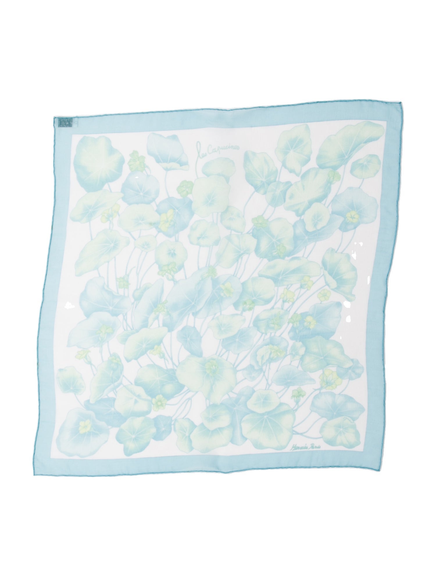 Hermès Les Capucines Mousseline Silk Scarf