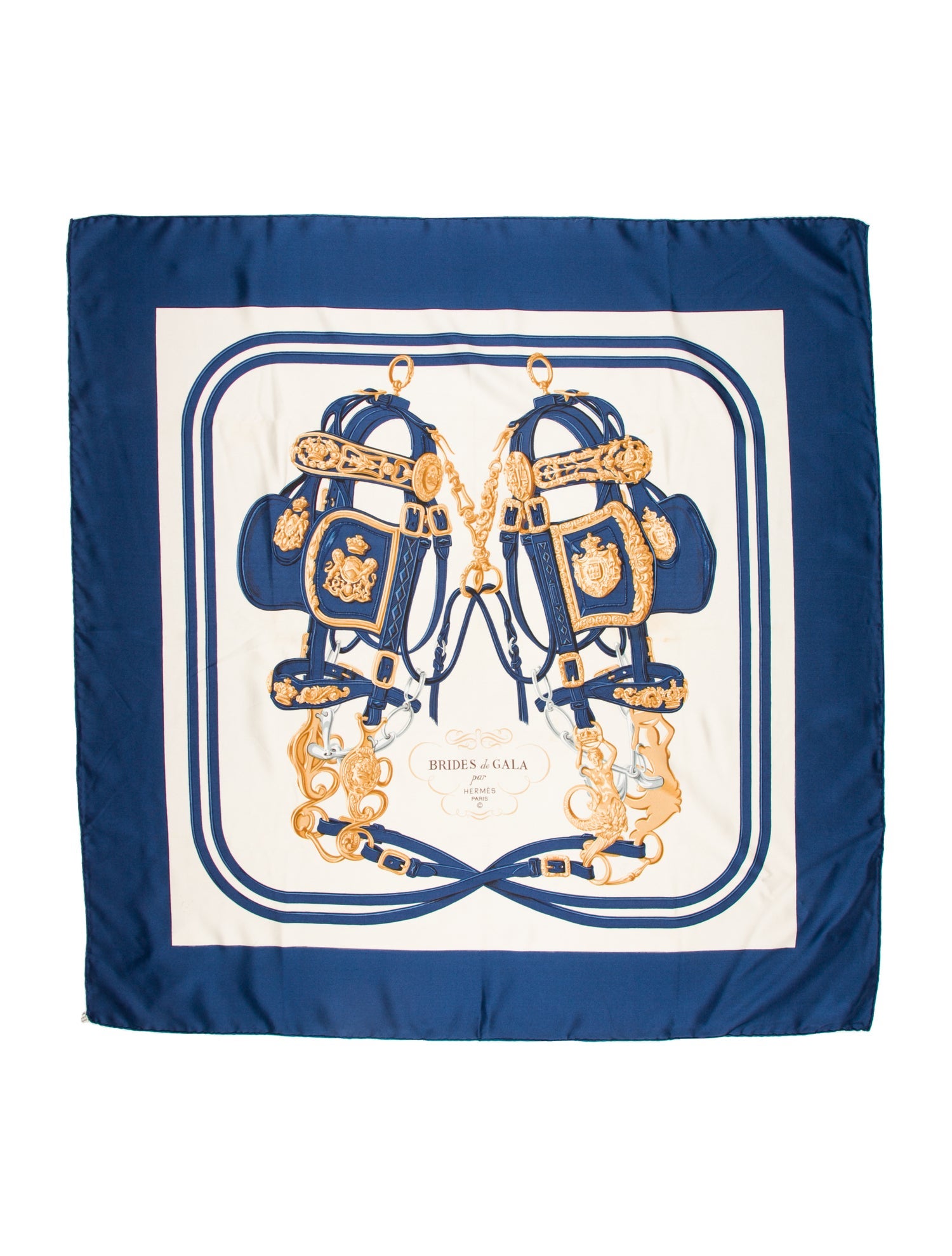Hermès Brides de Gala Silk Scarf