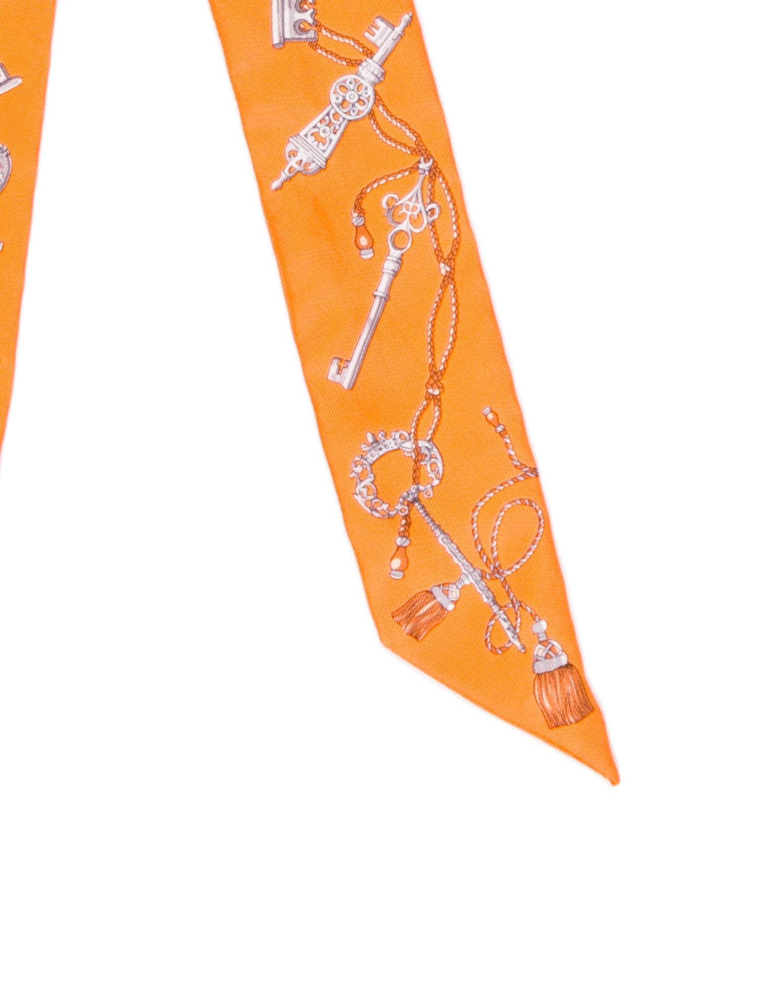 Hermès Les Clés Silk Scarf