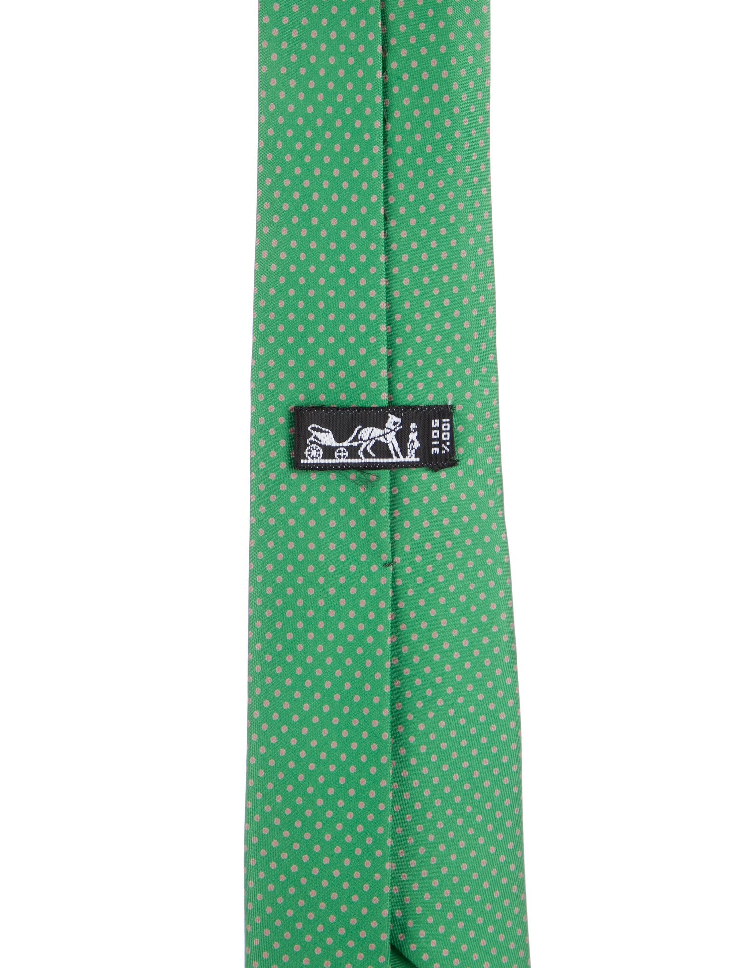 Hermès Patterned Silk Tie