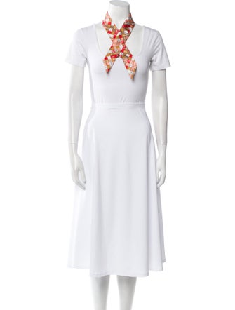 Hermès Bolduc Au Carré Silk Twilly Scarf