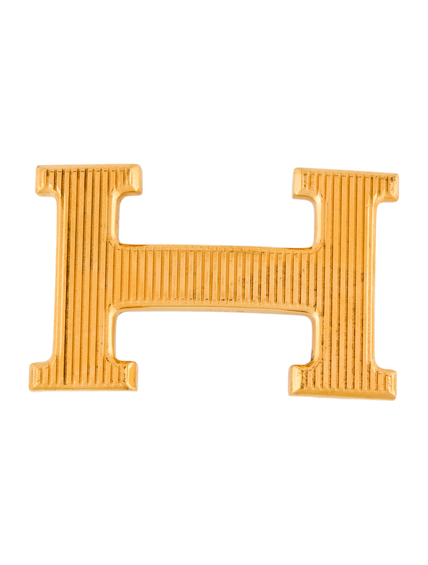 Hermès 32mm H Strie Belt Buckle