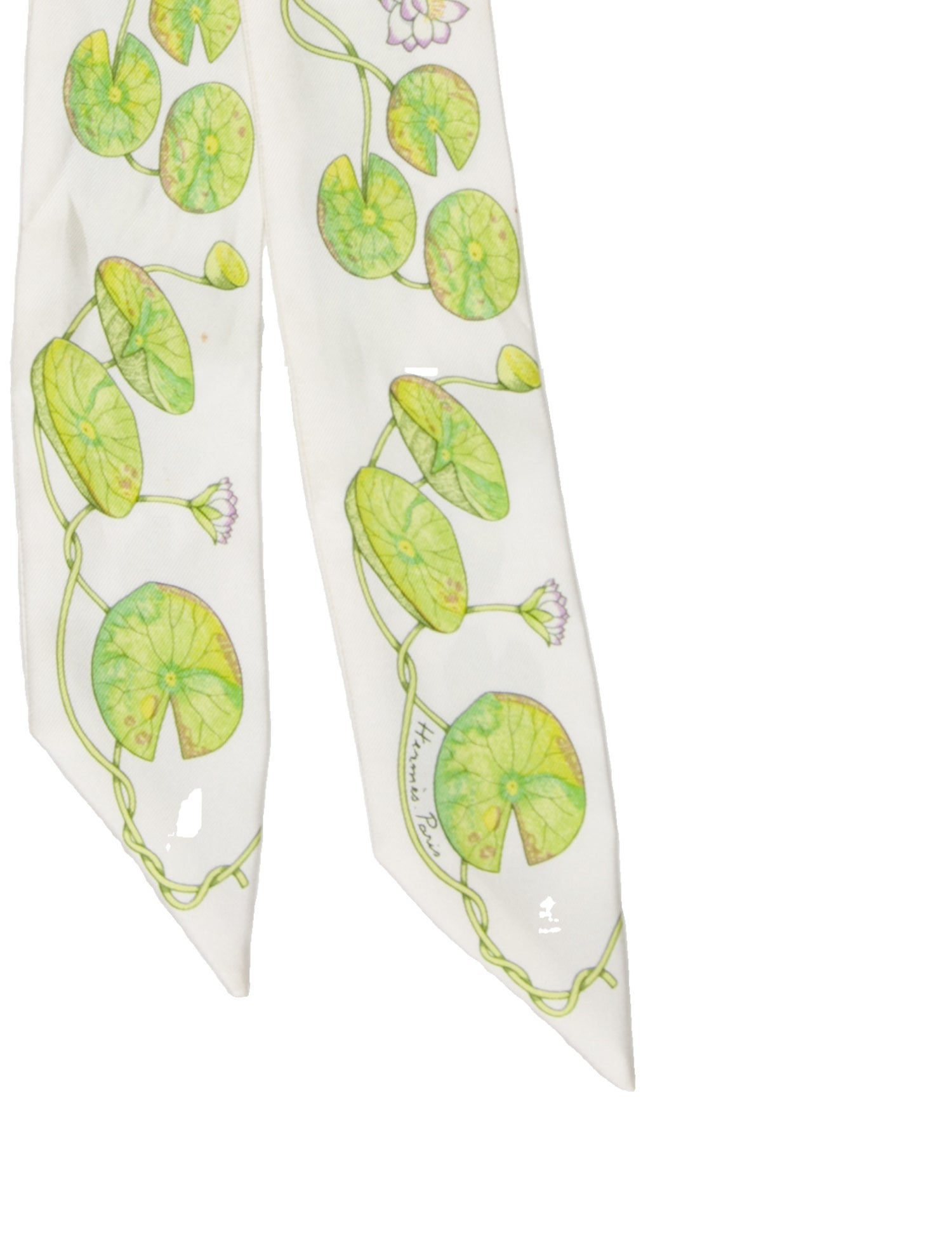 Hermès Un Jardin Sur le Nil Silk Twilly Scarf