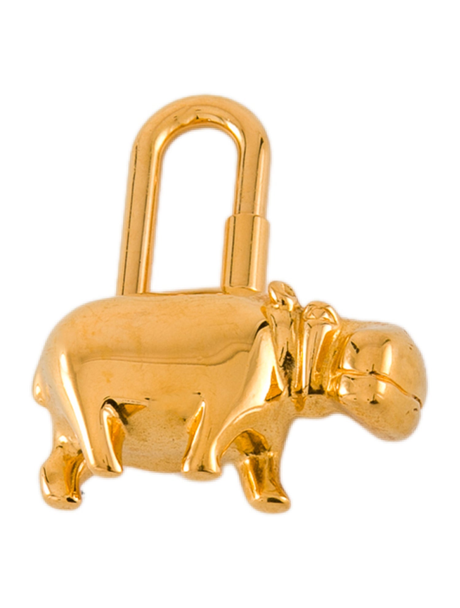Hermès Annee Des Fleuves Hippopotamus Cadena Bag Charm