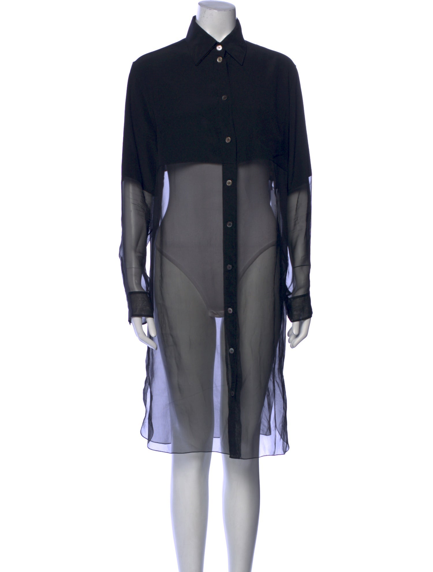 Hermès Silk Long Sleeve Tunic