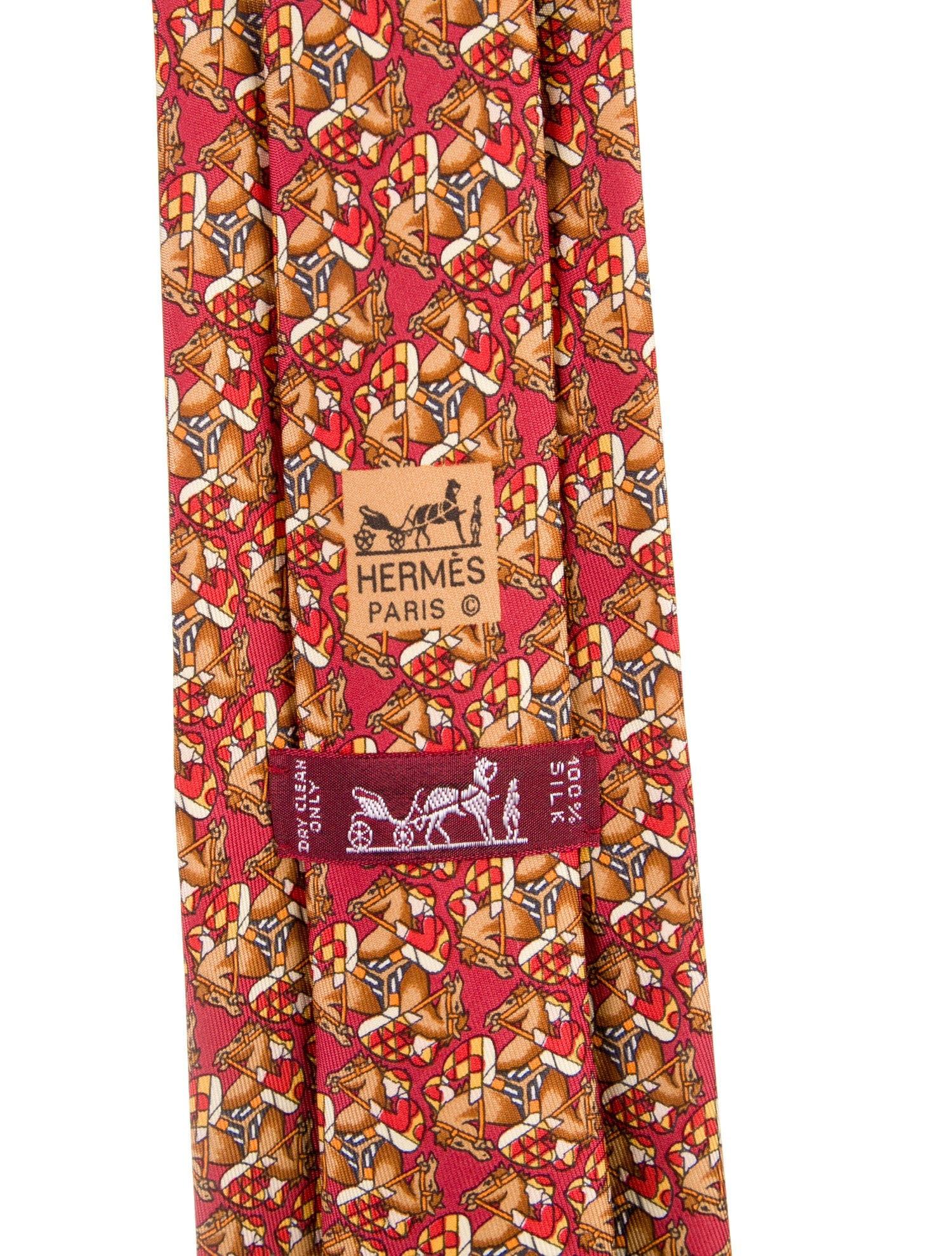 Hermès Silk Pattern Tie