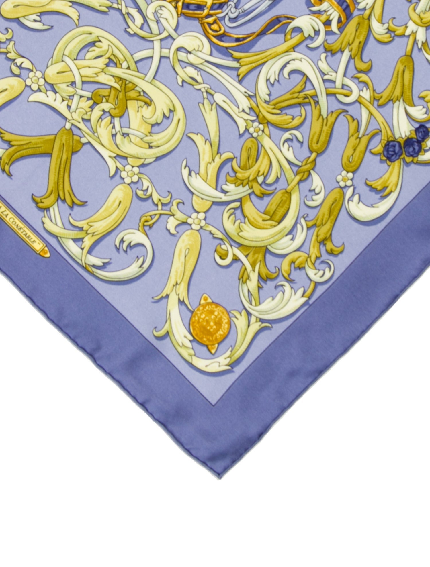 Hermès Le Mors "A La Conétable" Silk Scarf