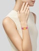 Hermès Enamel Wide Hinged Bracelet